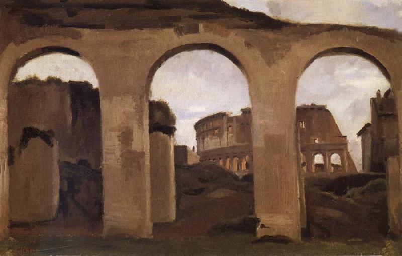 Corot Camille The Theater oil painting image